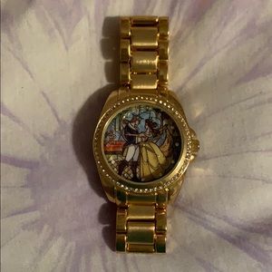 Beauty and the Beast mosaic watch